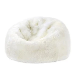 Hot Sell luxury faux fur bean bag cover super soft bean bag chair NO 5