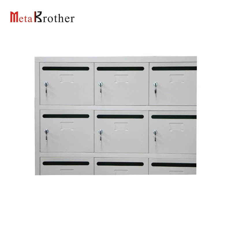 Apartment Metal Post Parcel Mail Box Delivery Electronic Locker Letter Box Outdoor Wall Mounted Lockable Steel Mailbox Wholesale