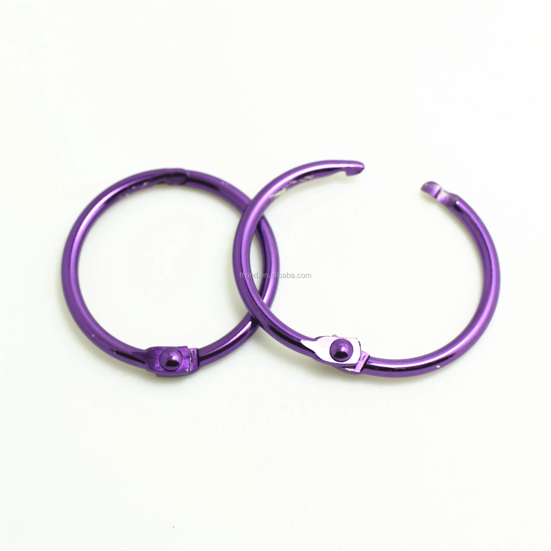 Красочные кольца-книжки 25 мм связывающие кольца зажимы зеленый синий фиолетовый желтый розовый красный