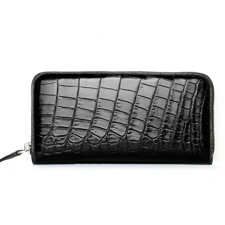 Cartera Billetera Hombre Cuero Genuino 3D Estilo Cocodrilo Porteufeuille  cuir | eBay
