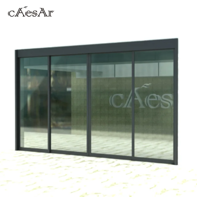 ES200 Caesar Low Price Sliding Automatic Door for Hotel Hospital Restaurant Building Entry