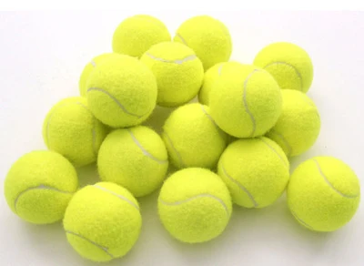 Высококачественный профессиональный теннисный мяч с напечатанным логотипом 6,5 см