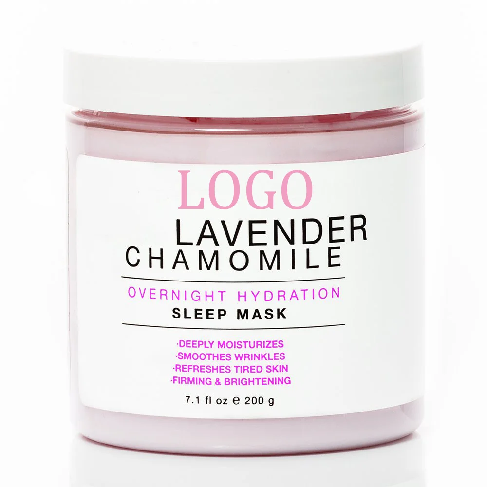 private label lavender & chamomile overnight hydrating sleep