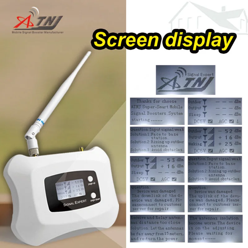 ATNJ Smart LTE 4G Signal Booster Enhance Cellular Coverage