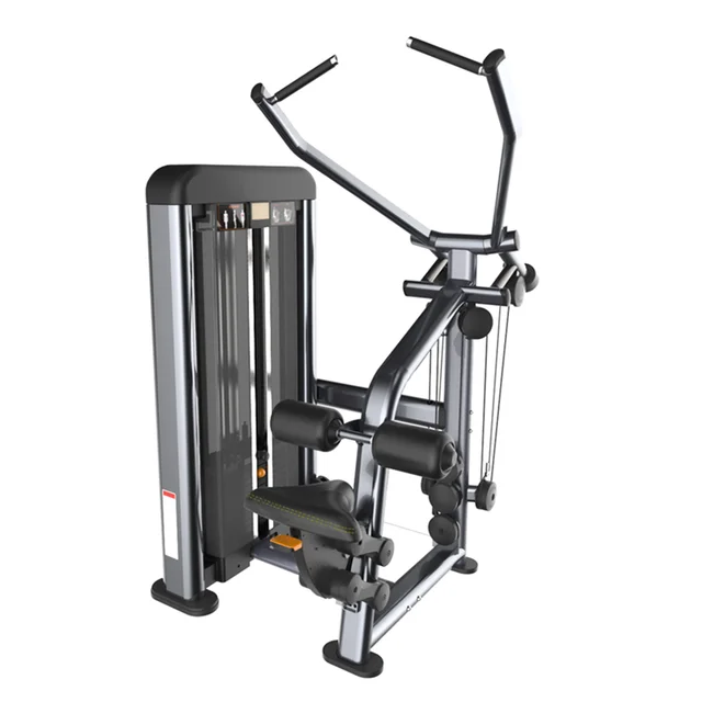 Professional Single Station Lat Pull-Down Gym Equipment Commercial Use Pin Load Selection Machine