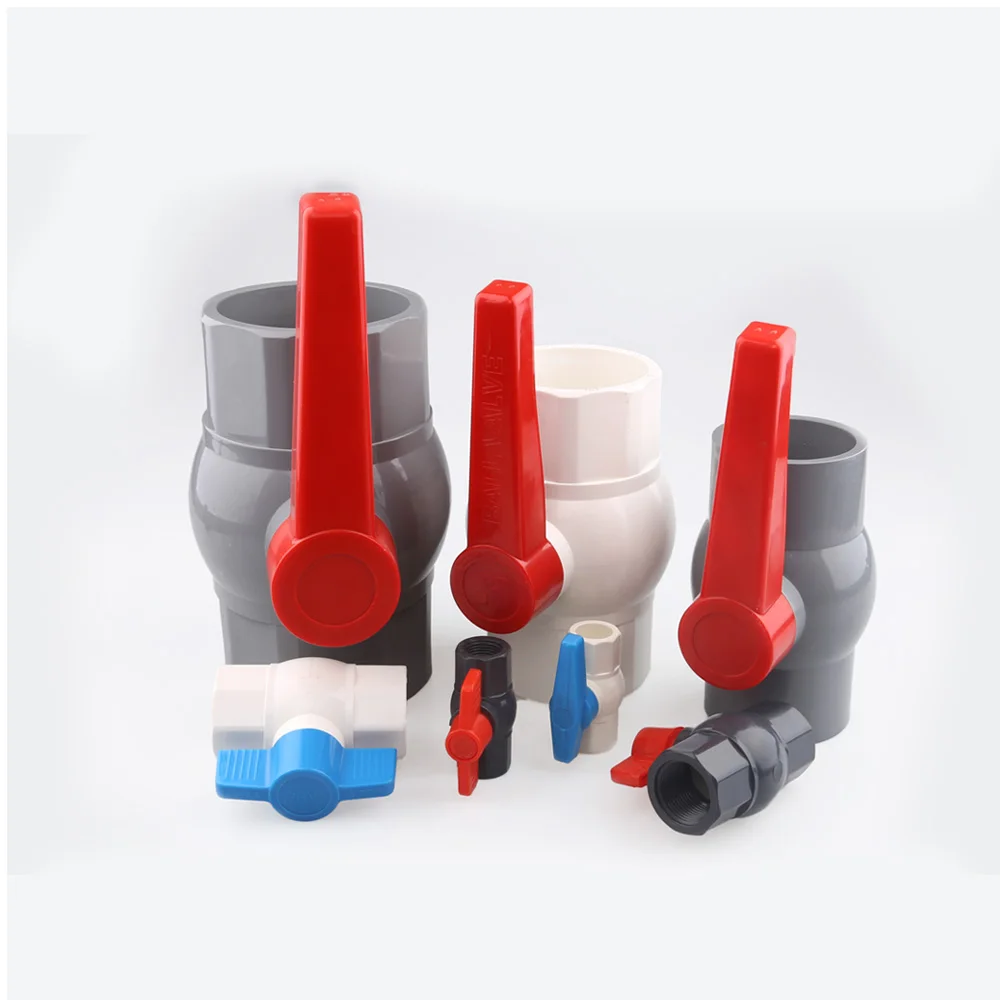 HJ factory wholesale all types available 4 6 inch plastic pvc ball valve