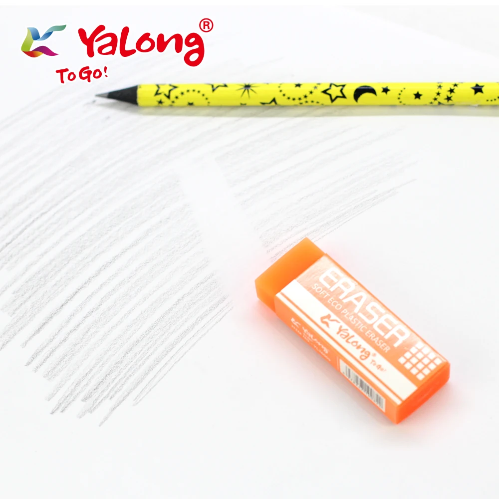 Yalong High Quality Color Eraser TPR Bright Color Rubber School Stationery