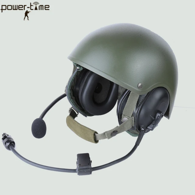 pilot helmet headset