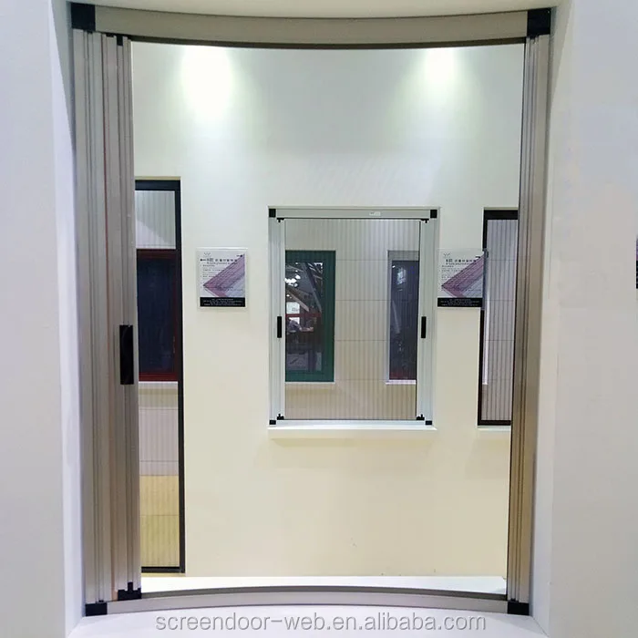 New Type Window Screen Price Per square Meter Pleated Mosquito Net
