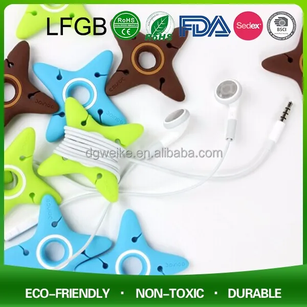 2018Hot и новые наушники линия намотки кабеля силиконовый