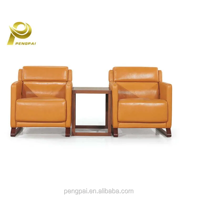 
PENGPAI азиатская модель руководителя Роскошный итальянский античный дизайн chesterfield гостиная офисный диван современный 