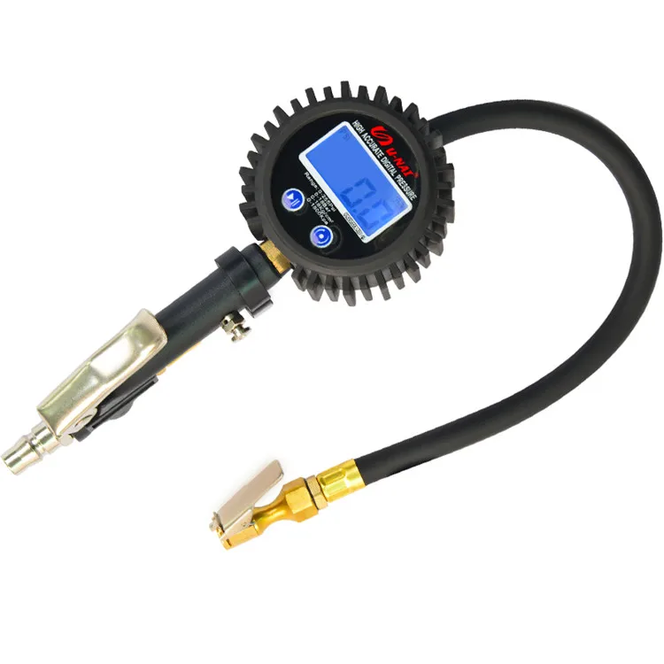 
Инструменты для ремонта шин автомобиля, инфлятор с манометром, жк цифровой манометр с резиновым шлангом 