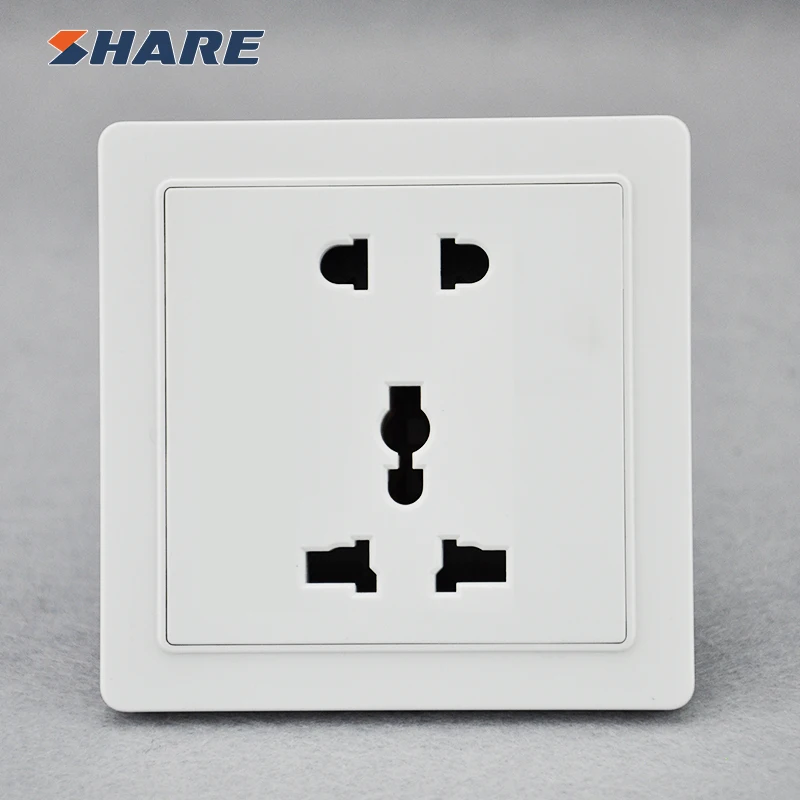 SHARE Home 5 Pin Power Socket High Quality Socket Electrical Switch Outlet and Sockets British Standard