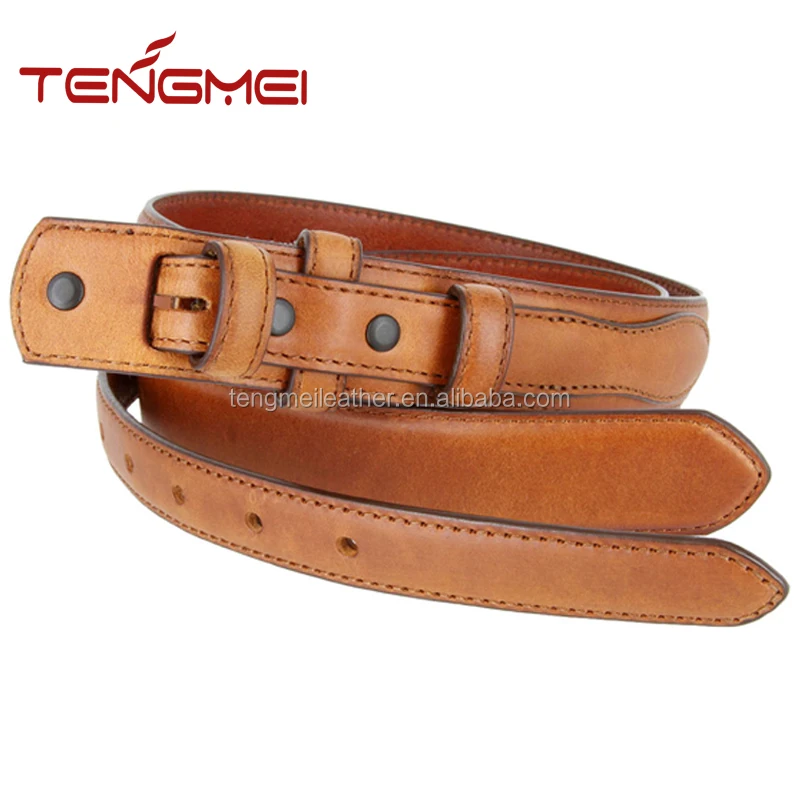 western leather belts without buckles