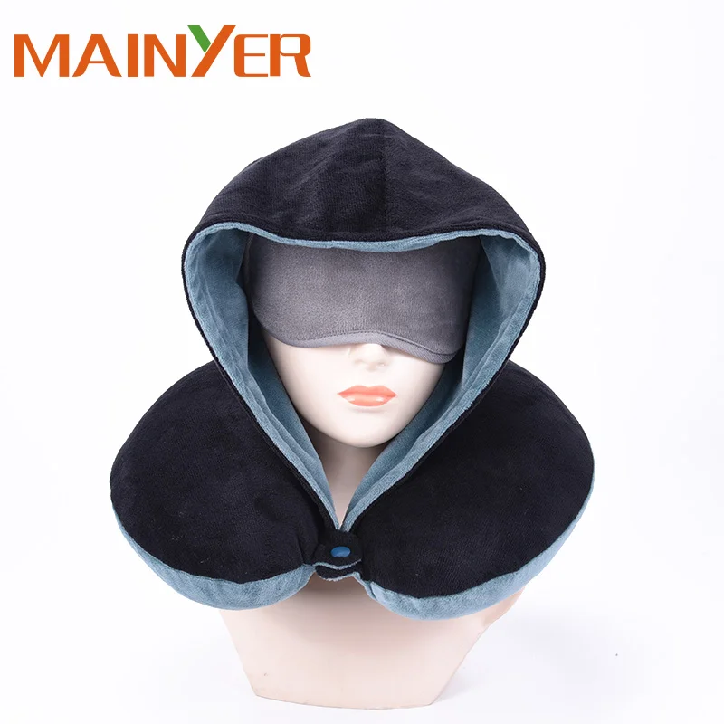 travel hoodie with neck pillow