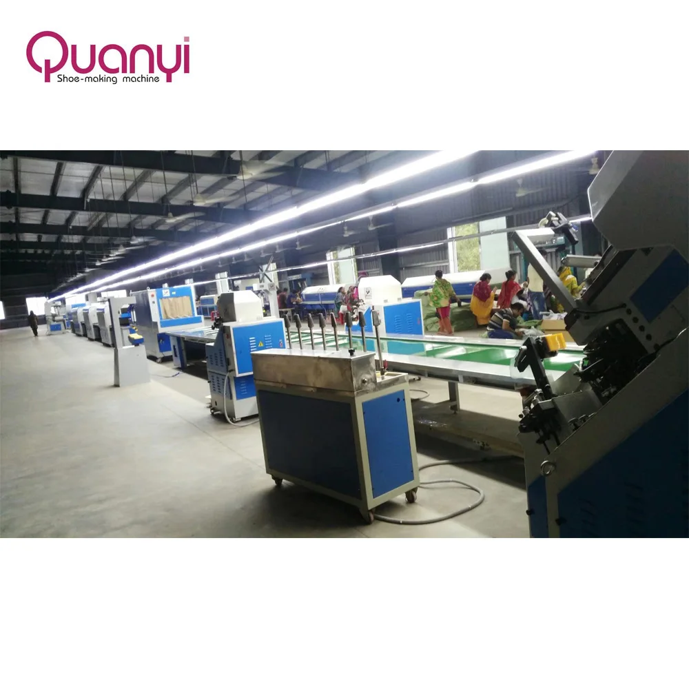 Men Shoe Making Machine Turnkey Project in China Activation Cementing Making Machine Line Shoe Machine