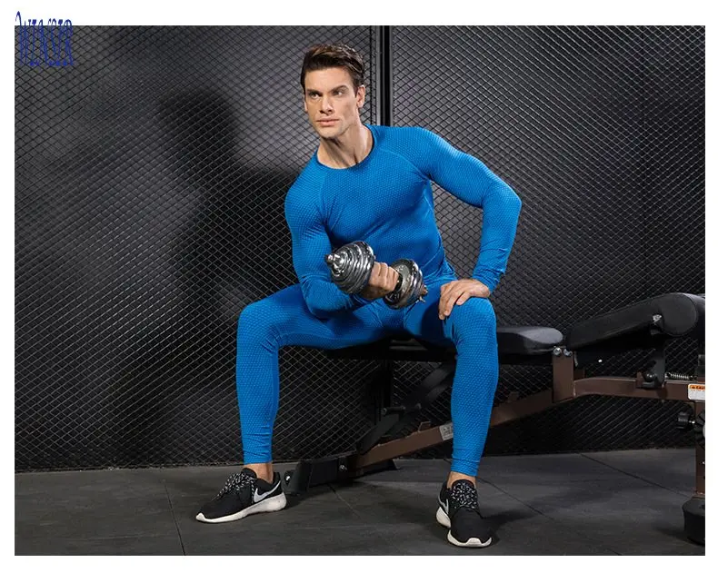 Custom Men Gym Snake Texture Breathable Compression Shirt