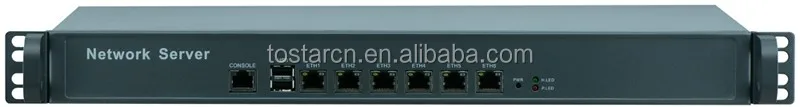 1U Сетевой сервер D2550 dual core 1037u 6 LAN маршрутизатор gateway server