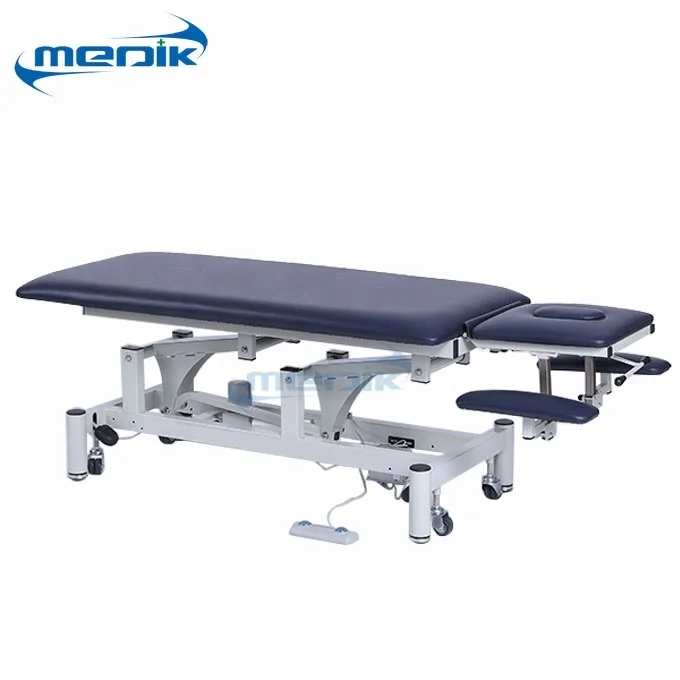 YA-ET-D06 Electric Medical Hospital Folding Bariatric Chiropractic Proctology Exam Table on Wheel
