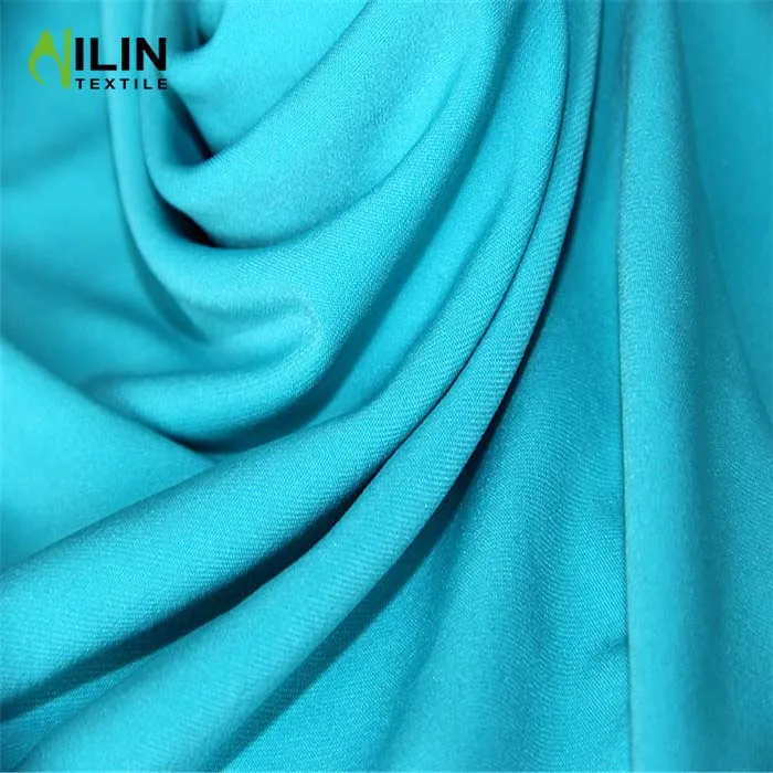 DTY Knitted Fabric Plain Dye Fabric for Garment