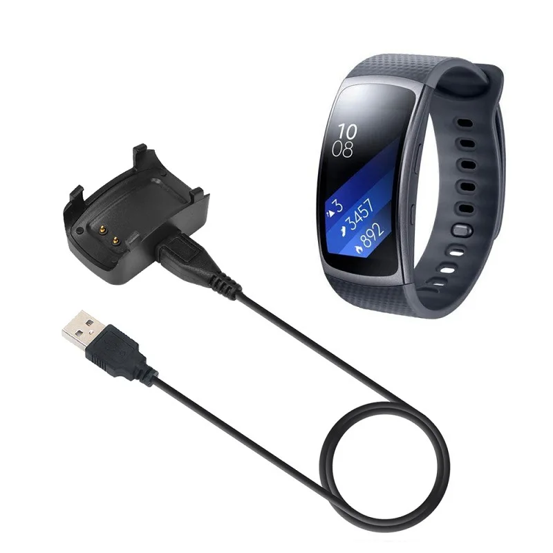 Base Carga Cargador & Cable para Samsung Gear Fit 2 & Gear Fit 2 Pro 