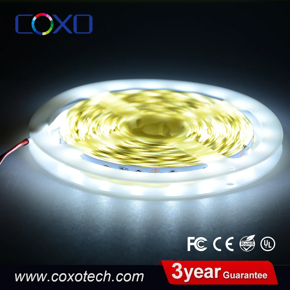 Non водонепроницаемый теплый белый 90 LED / м Гибкая SMD 5630 светодиодные ленты