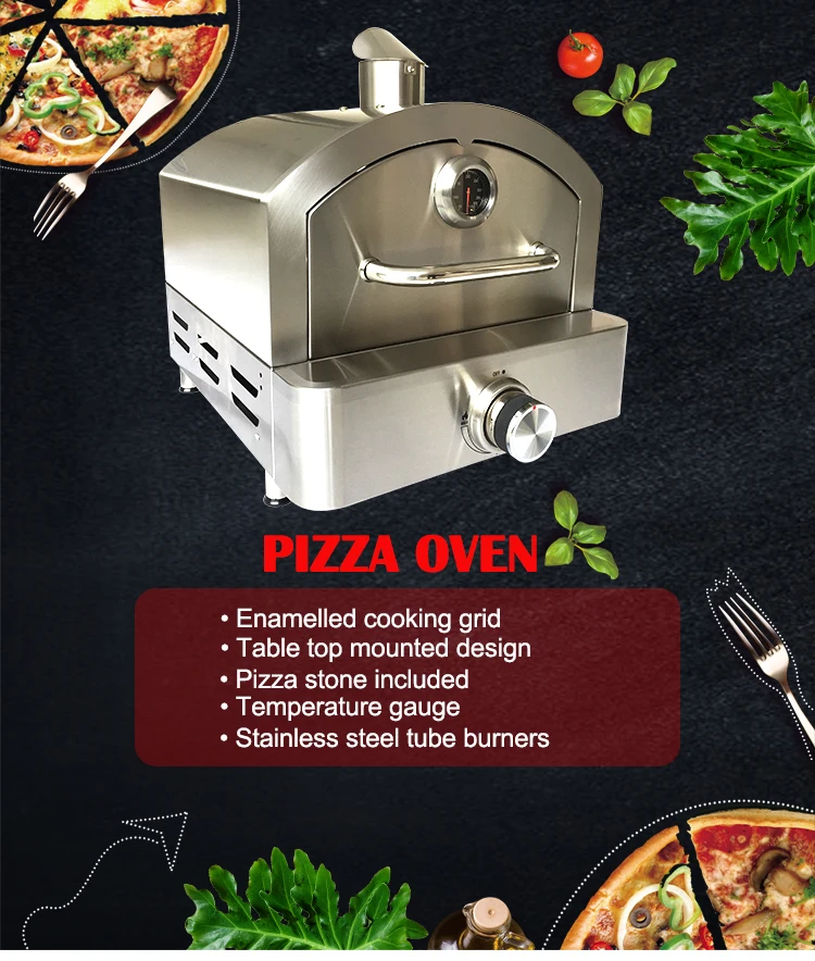 Household Outdoor Stainless Steel Gas Pizza Oven Buy Garth Pizza Oven