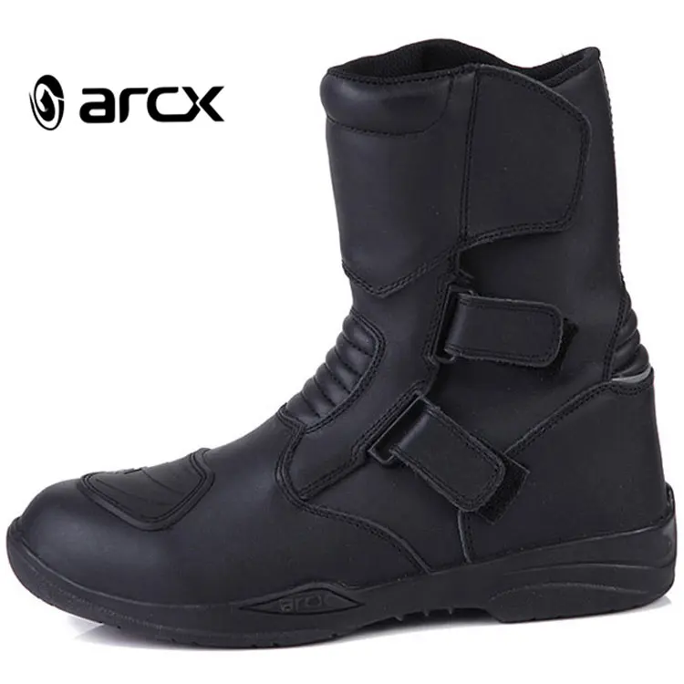 ARCX Waterproof Cowhide Motorcycle Boots for Men