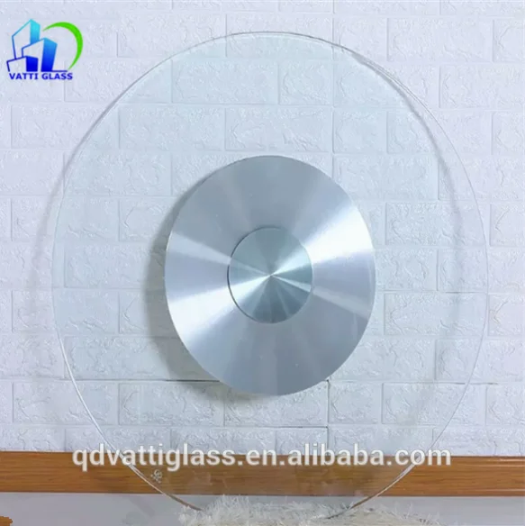 Стеклянная Поворотная тарелка столик для отеля ресторана