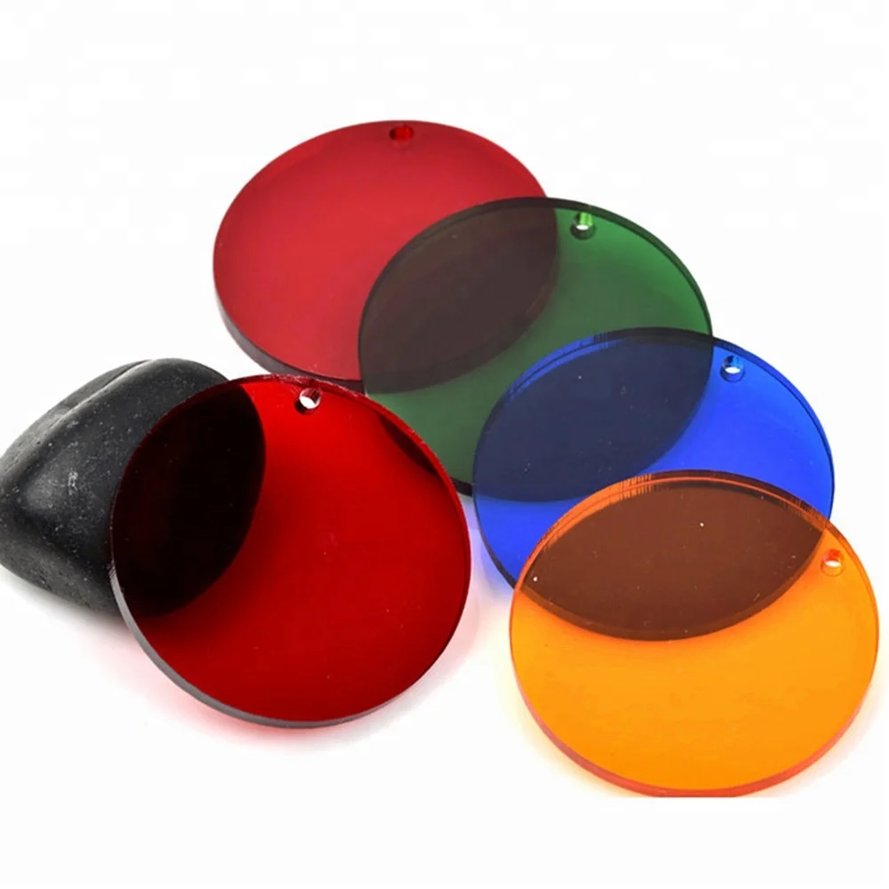 disque acrylique/cercle en plexiglas transparent/transparent-diamètre 2