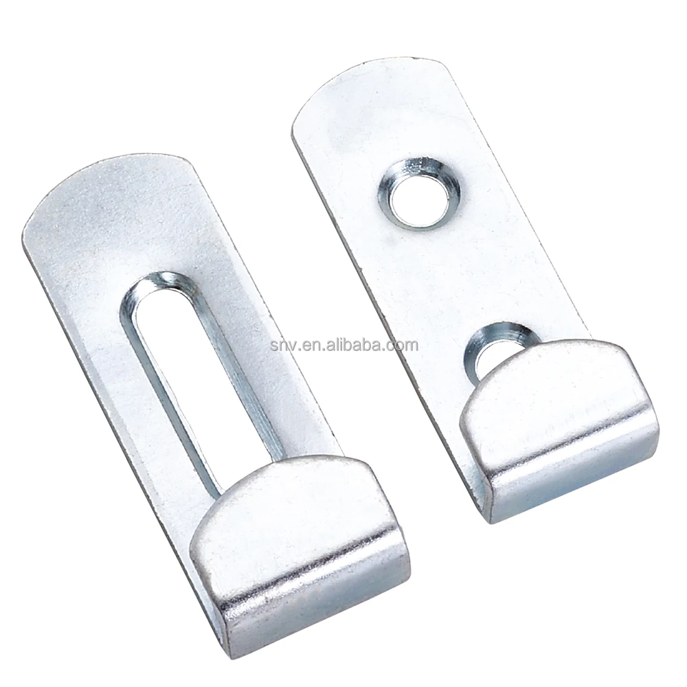 HOWTOOL F014 Heavy Duty Offset Hidden Metal Mirror Hanger Clip with Screws Zinc