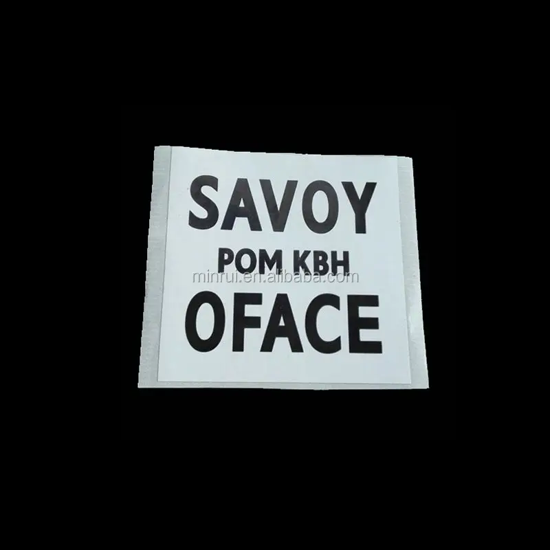Custom Printed Eggshell Stickers - 10x10cm Size Black Ink