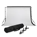 Selens 2 8 3 2m Background Support Stands Photo Video Studio Light Kit Black White Seamless