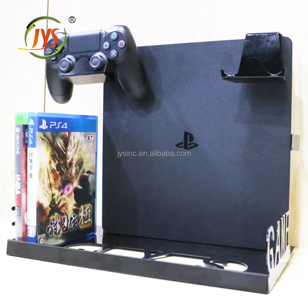 Source PS4 Wall Mount Bracket and Desk Organizer for PS4 Slim and PS4 PRO on