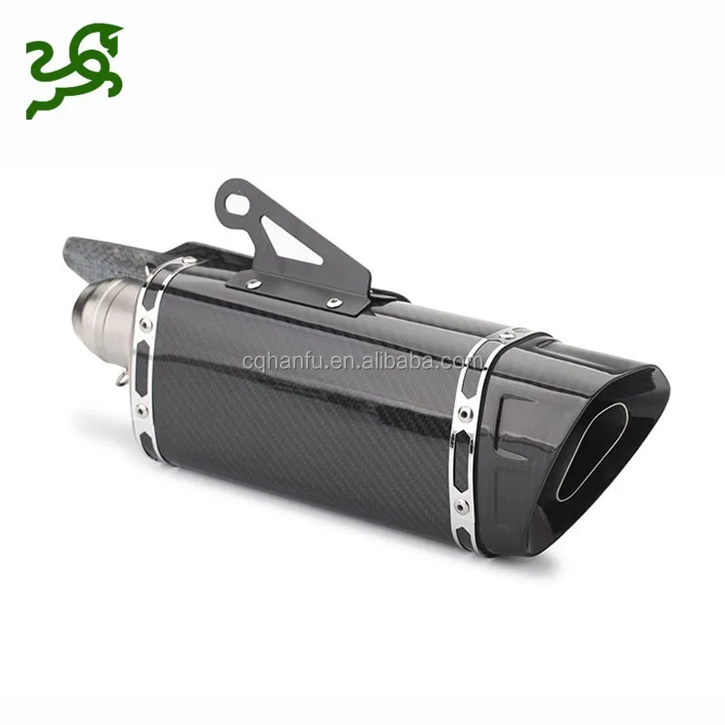 Выхлопной глушитель из углеродного волокна для мотоцикла, велосипеда-внедорожника, выхлопная труба для ZX6R/10/Z250 300/R3/25 R6 K6 K7 K8K9