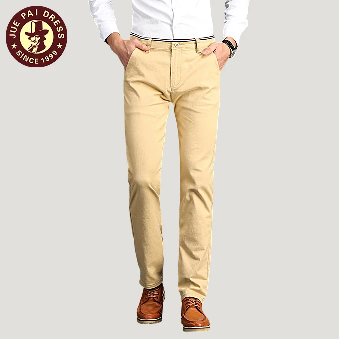 men's 100 cotton khaki pants