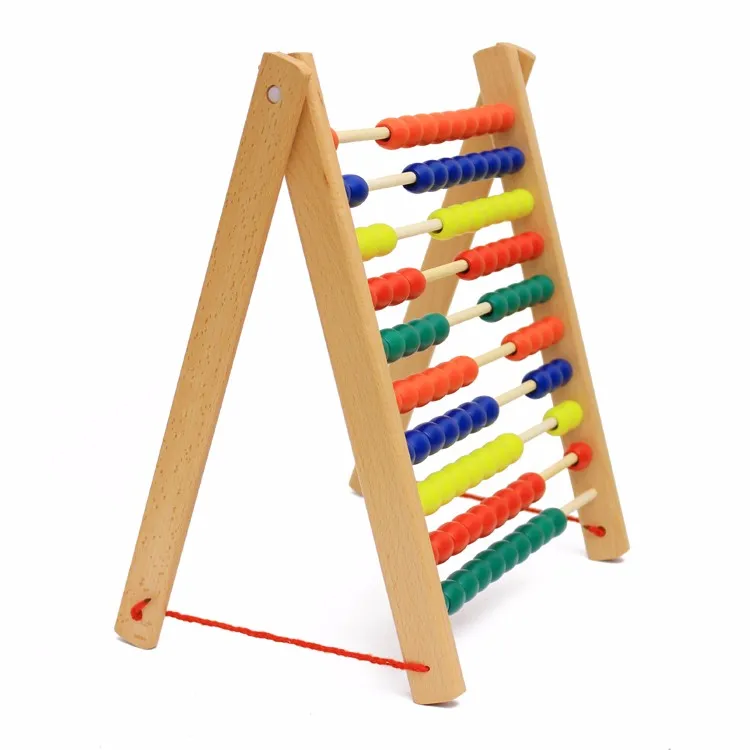 Boulier Montessori en bois matériel mathématiques éducatif pédagogique 