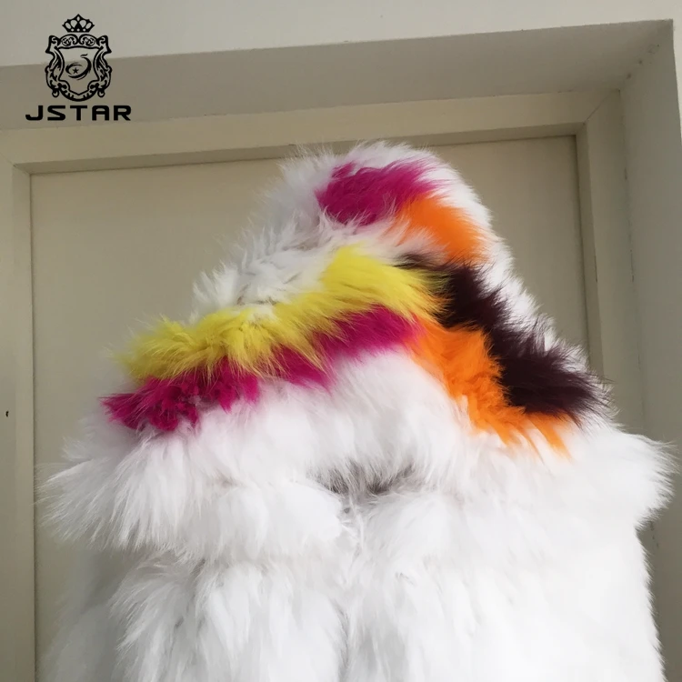 Cheap Italian Colored Fox Fur Coats