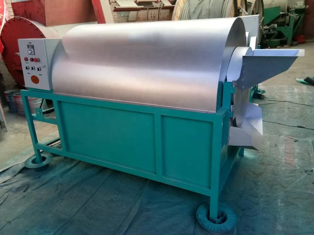 Small Oat Roasting Machine/gas Heating Buckwheat Roaster/castanea Mollissima Roasting Machine