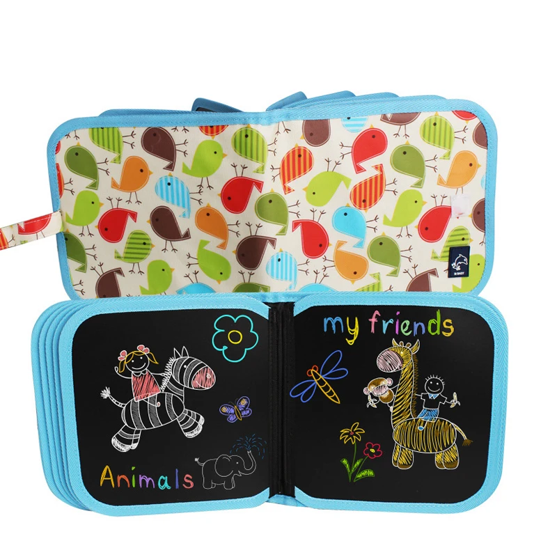 Colorful Educational Sketchbook Erasable Magnetic Drawing Board for Kids