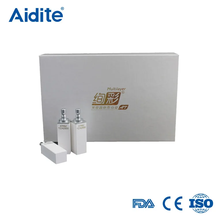 
 AIDITE Dental Zirconia disks for Roland DWX 50/ AT multilayer for anterior teeth  