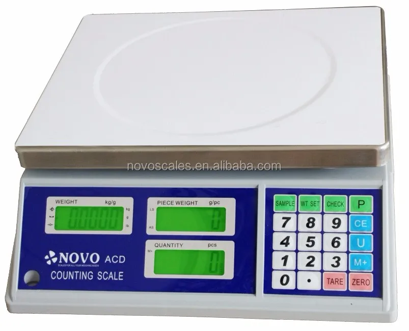 Best Selling NOVO ACD Digital Counting Scale LCD Display RS232 LP Printer