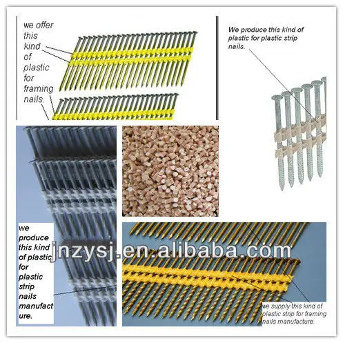 Обрамления пластиковых гвоздевые пластины специальный модифицированный пластик сырьевой материал для обрамление