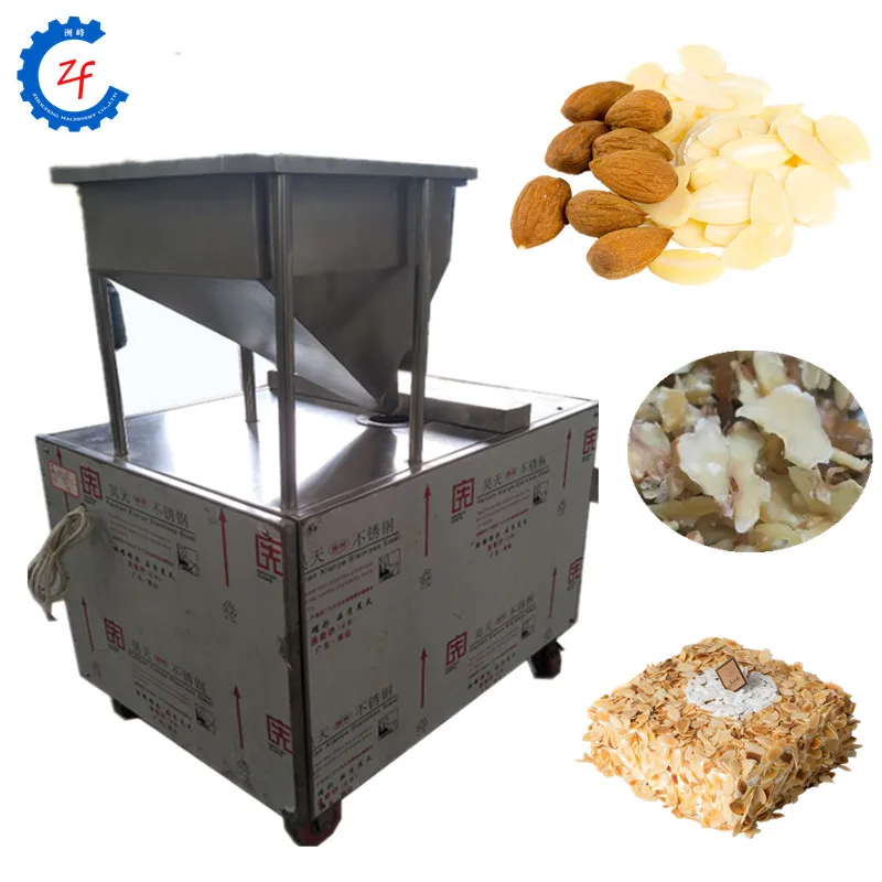 Almond Slice Machine Peanut Chip Making Machine Cashew Nut Slicing Chipping Machine