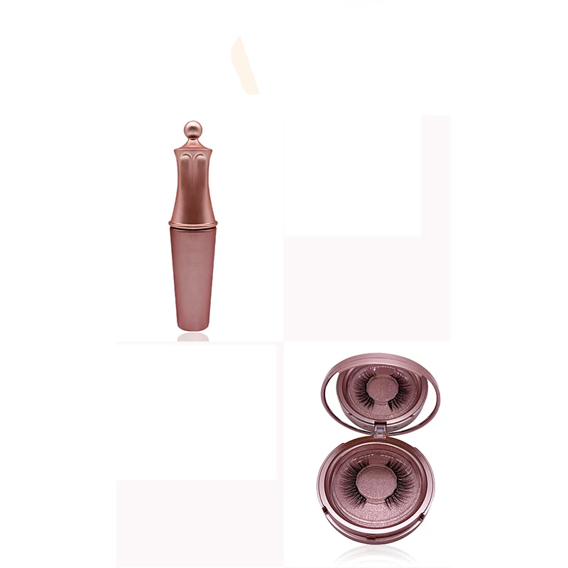 Поддержка SHOPIFY SELLER 2019, новинка, лидер продаж, набор для макияжа, магнитные ресницы и магнитная подводка для глаз с пинцетом без клея