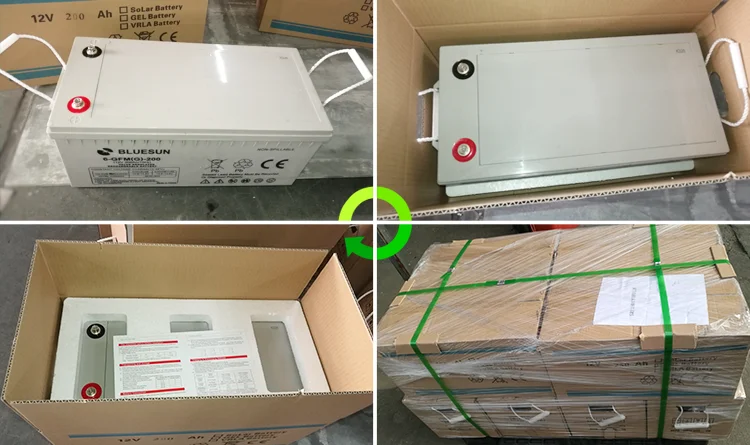  Solahome 2v 18v 2000ah гелевая солнечная батарея литий-ионный глубокий цикл power bank с солнечной