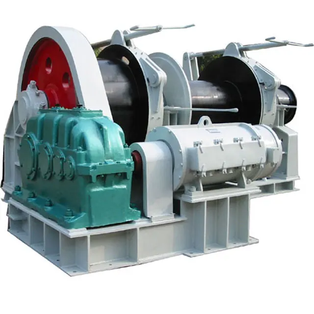 船用双桶电动锚索绞车 - buy anchor electric winch sale,boat drum