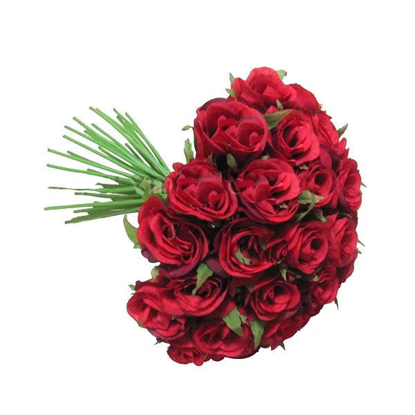 Ramo De Novia De Seda Artificial,36 Cabezas,Rosa De Seda Roja,Para  Boda,Envío Gratis - Buy Ramo De Rosas Rojas,Ramo De Rosas De Seda,Ramo De  Boda Product on 