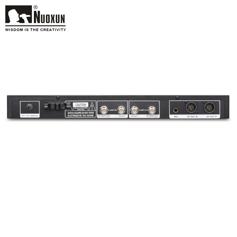 Профессиональный двухканальный True разнообразие УВЧ беспроводной микрофон