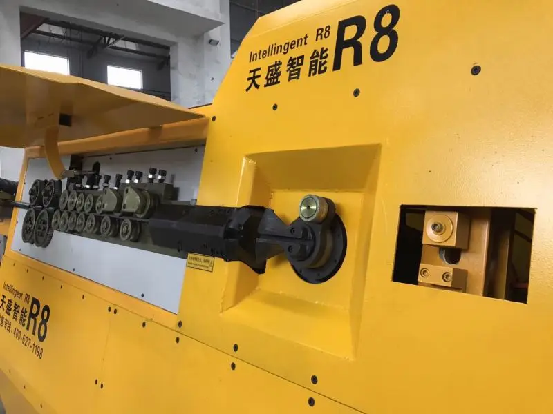 Widely Used in Constructions R8 Model Steel Rebar Stirrup Bending Machine Round bar Stirrup Bender Machine